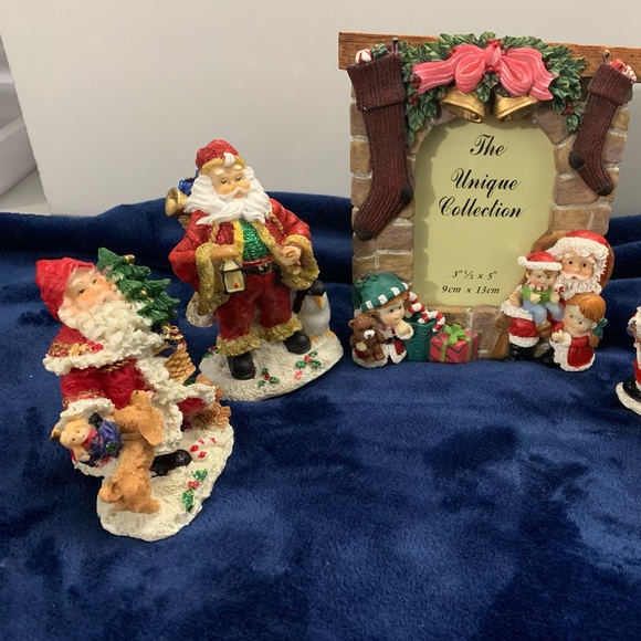 Christmas Santa decor and picture frame - Picture 3 of 6
